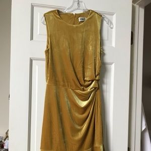 Eliza j Draped velvet sheath dress